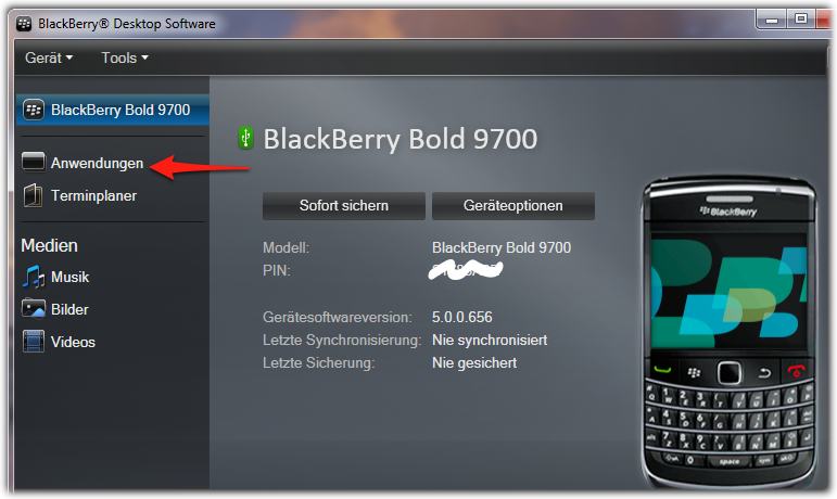 Blackberry Device Software